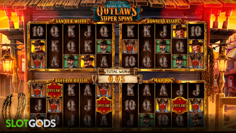 Van Der Wilde and the Outlaws Slot - Screenshot 3
