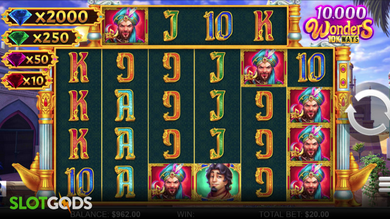 10,000 Wonders 10K Ways Slot - Screenshot 