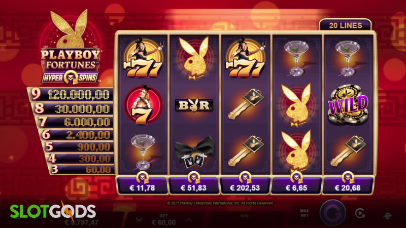 Playboy Fortunes HyperSpins Slot - Screenshot 