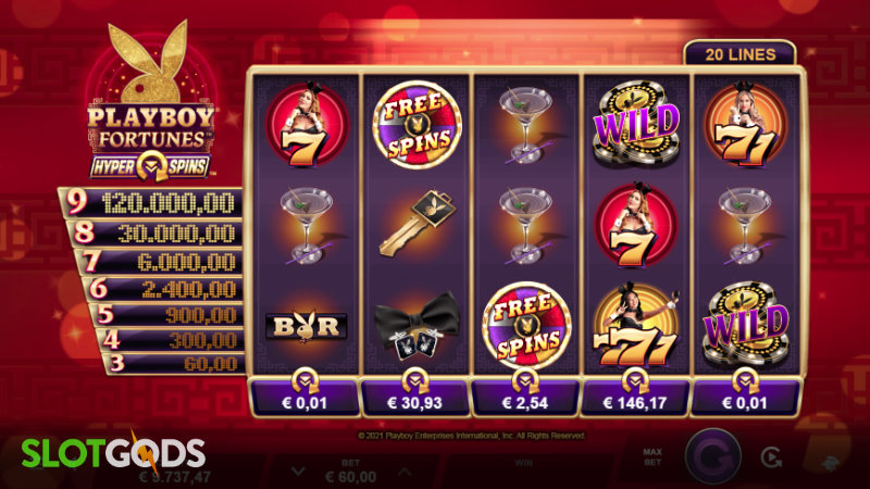 Playboy Fortunes HyperSpins Slot - Screenshot 2