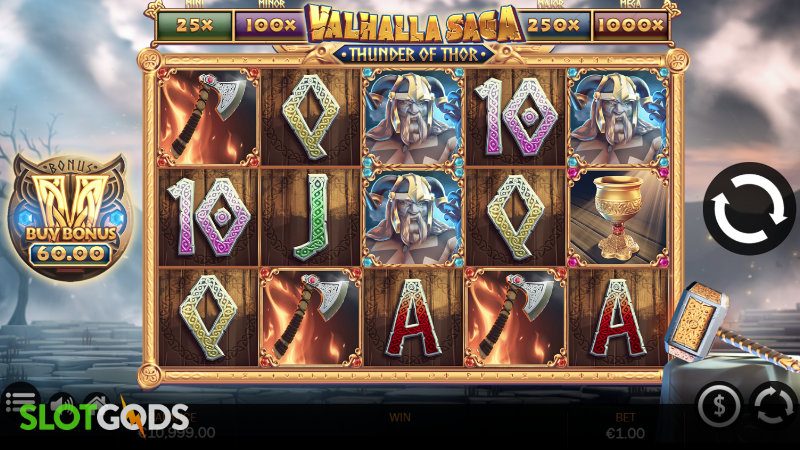 Valhalla Saga: Thunder of Thor Slot - Screenshot 2