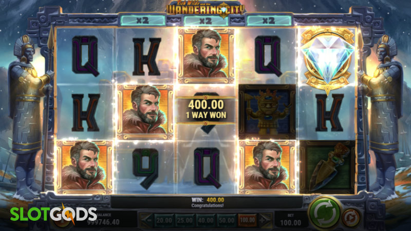 Rich Wilde and the Wandering City Slot - Screenshot 