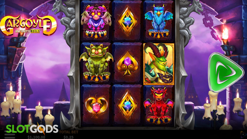 Gargoyle Infinity Reels Slot - Screenshot 