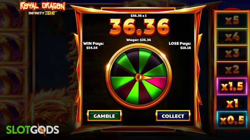 Royal Dragon Infinity Reels Slot - Screenshot 2