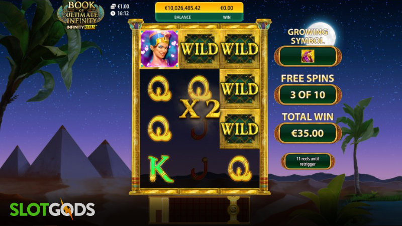 Book of Ultimate Infinity Reels Slot - Screenshot 