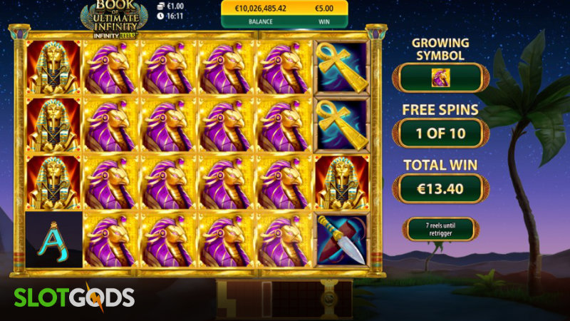 Book of Ultimate Infinity Reels Slot - Screenshot 2