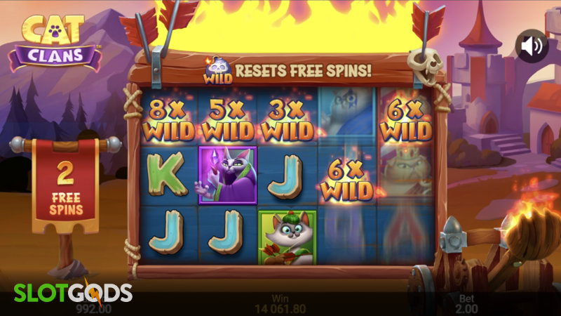 Cat Clans Slot - Screenshot 2