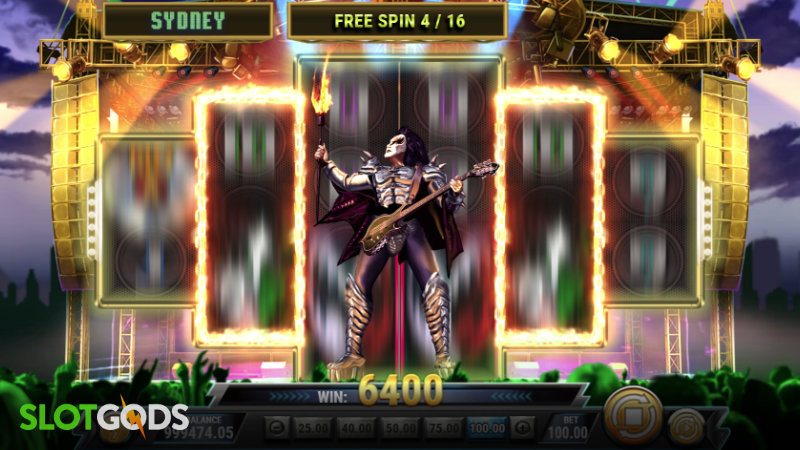 KISS Reels of Rock Slot - Screenshot 