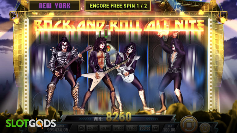 KISS Reels of Rock Slot - Screenshot 5