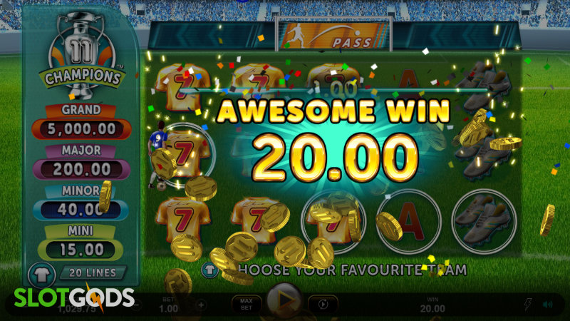 11 Champions Slot - Screenshot 2