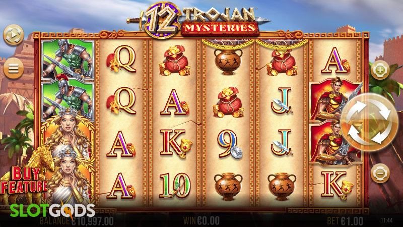 12 Trojan Mysteries Slot - Screenshot 