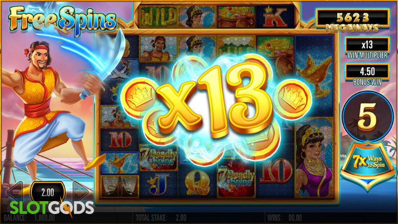 Arto and the Seven Deadly Spins Megaways Slot - Screenshot 3