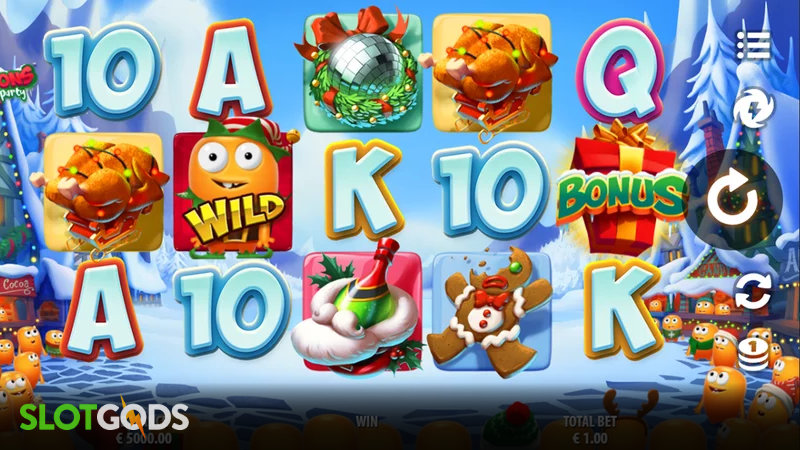 Spinions Christmas Party Slot - Screenshot 