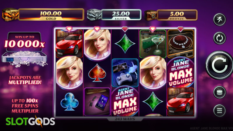 Agent Jane Blonde Max Volume Slot - Screenshot 
