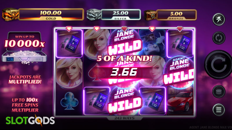 Agent Jane Blonde Max Volume Slot - Screenshot 2