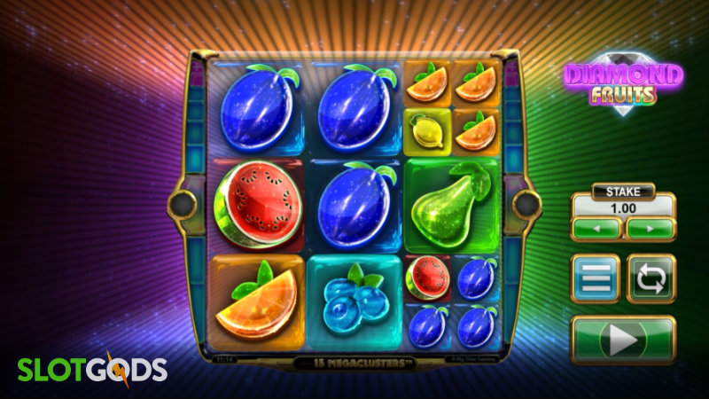 Diamond Fruits Megaclusters Slot - Screenshot 