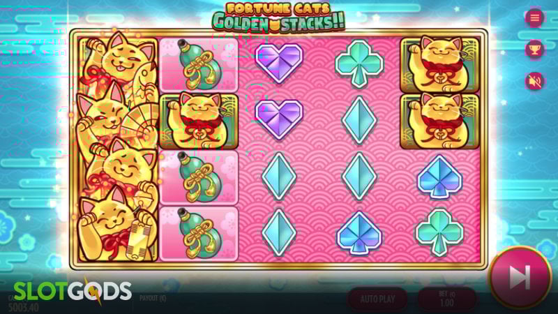 Fortune Cats Golden Stacks Slot - Screenshot 