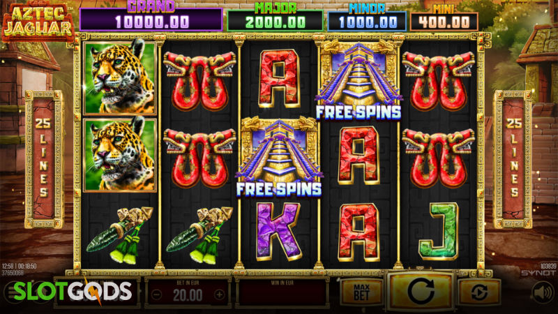 Aztec Jaguar Hold and Win Slot - Screenshot 