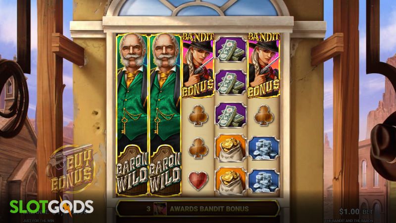 The Bandit and the Baron Slot - Screenshot 