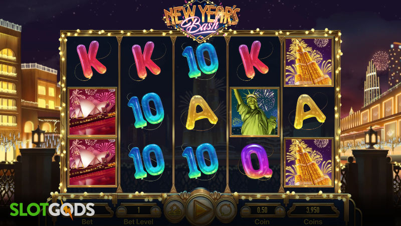 New Year's Bash Slot - Screenshot 