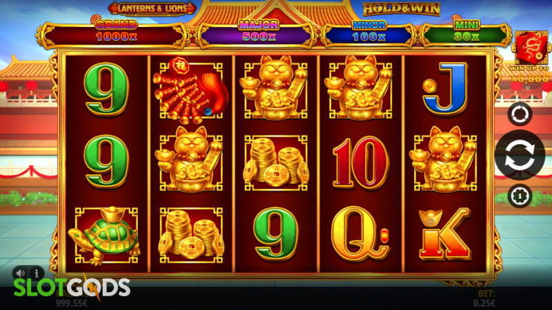 Lanterns & Lions: Hold & Win Slot - Screenshot 