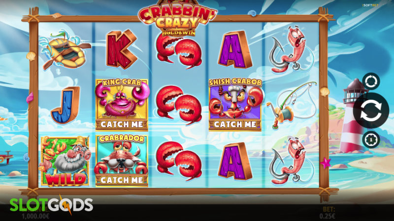 Crabbin' Crazy: Hold & Win Slot - Screenshot 