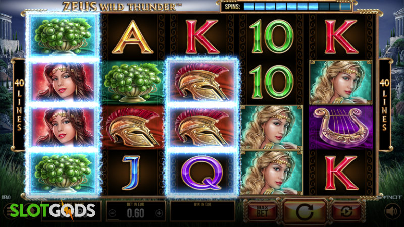 Zeus Wild Thunder Slot - Screenshot 2