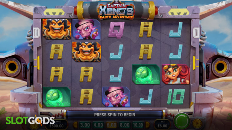 Captain Xeno's Earth Adventure Slot - Screenshot 2
