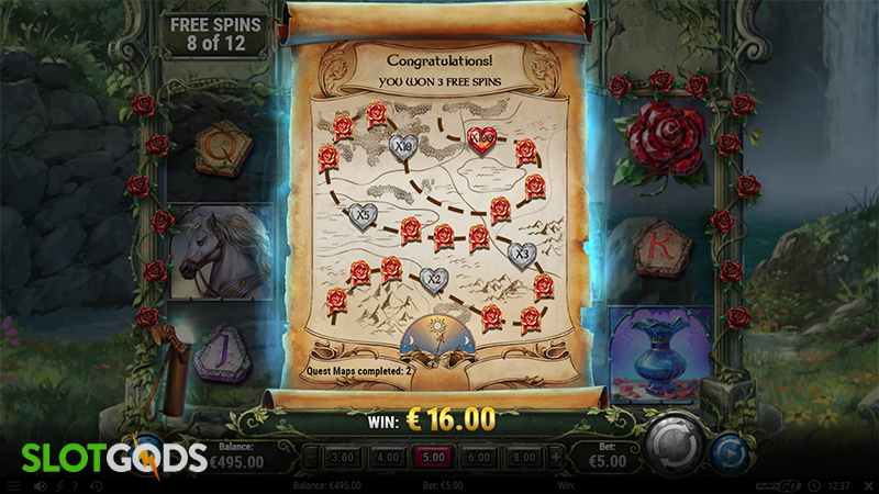 15 Crystal Roses: A Tale Of Love Slot - Screenshot 2