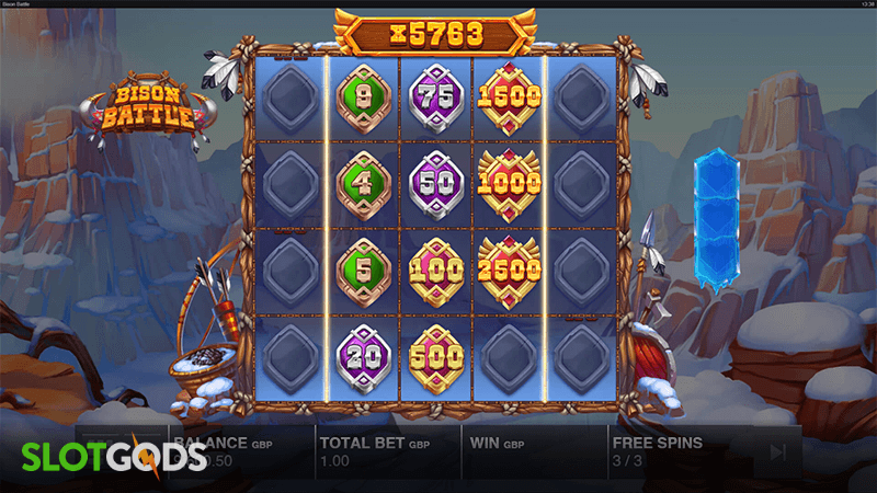 Bison Battle Slot - Screenshot 