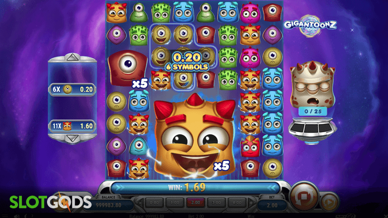 Gigantoonz Slot - Screenshot 2