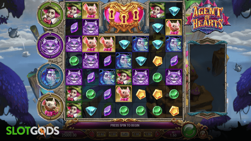 Agent of Hearts Slot - Screenshot 