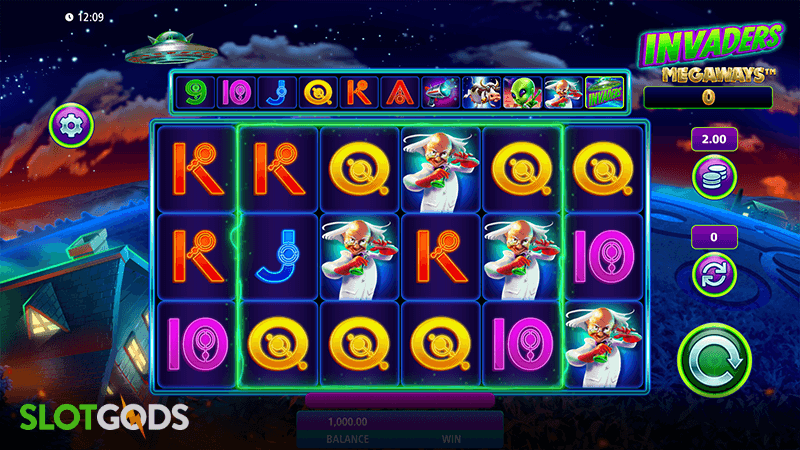 Invaders Megaways Online Slot by WMS