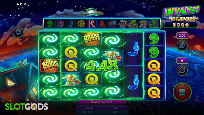 Invaders Megaways Slot - Screenshot 3