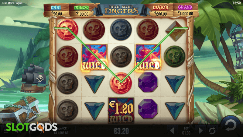 Dead Man's Fingers Slot - Screenshot 2