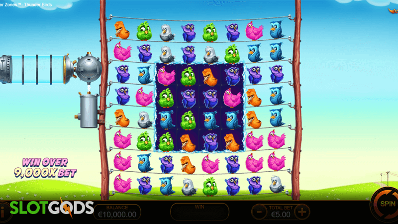 Thunder Birds Power Zones Slot - Screenshot 