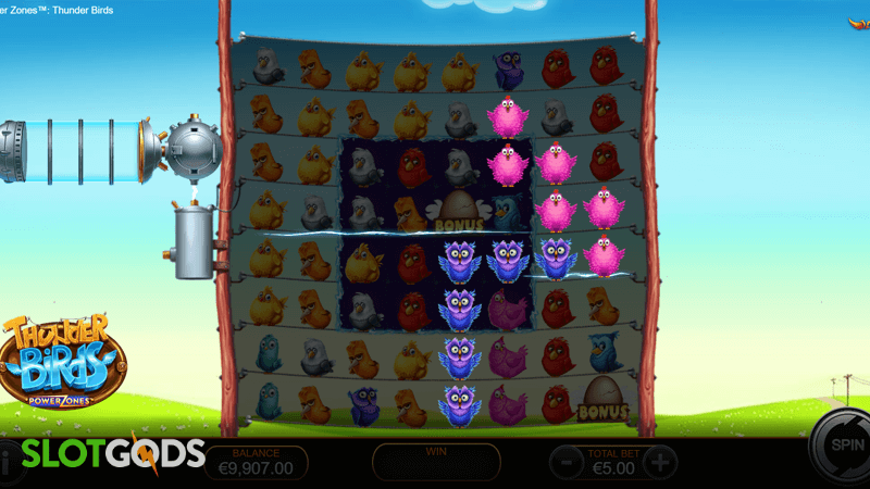 Thunder Birds Power Zones Slot - Screenshot 2