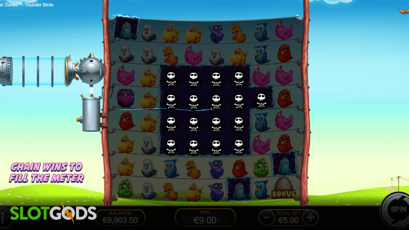 Thunder Birds Power Zones Slot - Screenshot 3