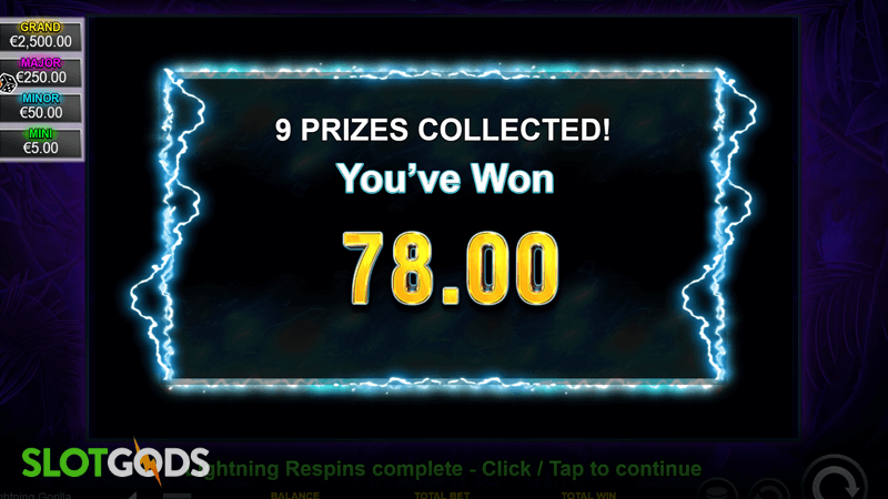Lightning Gorilla Slot - Screenshot 3