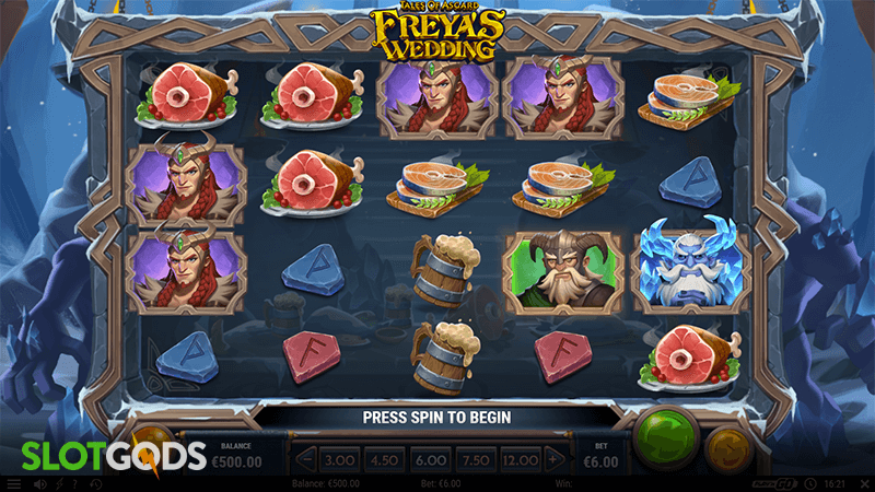 Tales of Asgard: Freya's Wedding Slot - Screenshot 