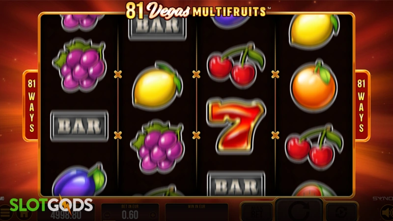 81 Vegas Multi Fruits Slot - Screenshot 