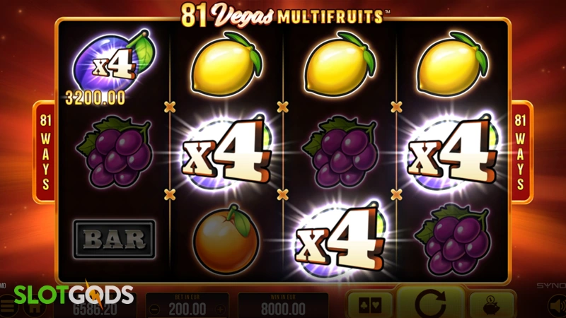 81 Vegas Multi Fruits Slot - Screenshot 4