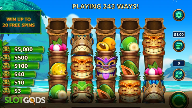 Tiki Magic Online Slot by SG Digital