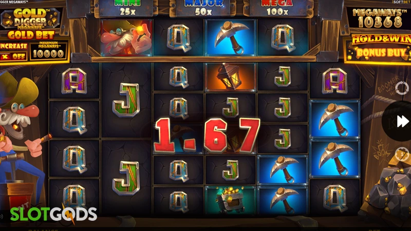 Gold Digger Megaways Slot - Screenshot 4