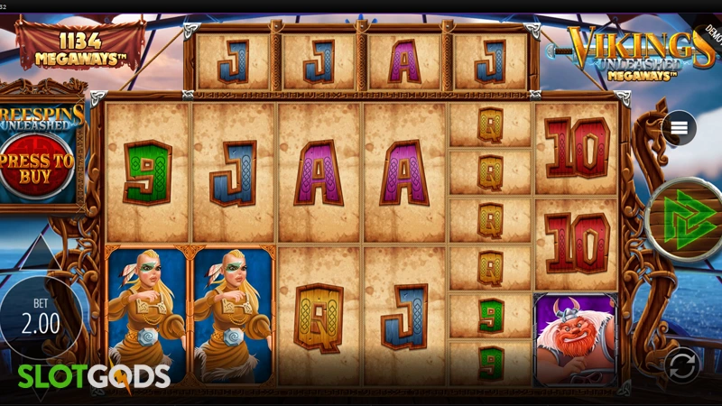 Vikings Unleashed Megaways Slot - Screenshot 