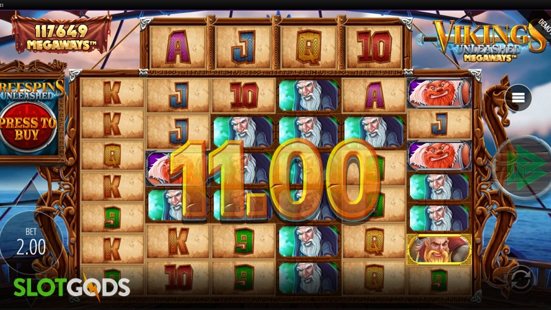 Vikings Unleashed Megaways Slot - Screenshot 3