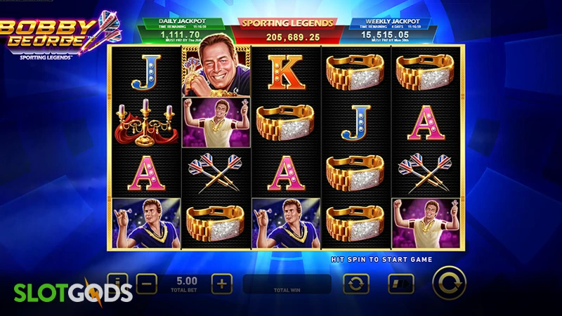 Bobby George: Sporting Legends Slot - Screenshot 