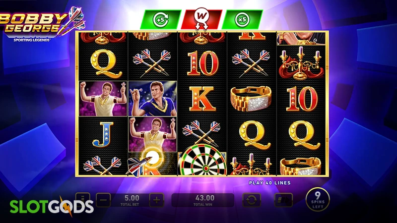 Bobby George: Sporting Legends Slot - Screenshot 2