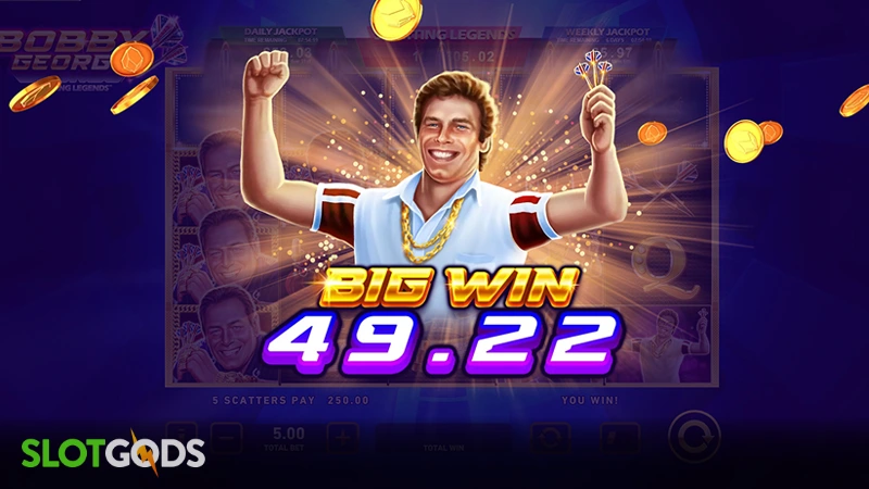 Bobby George: Sporting Legends Slot - Screenshot 3