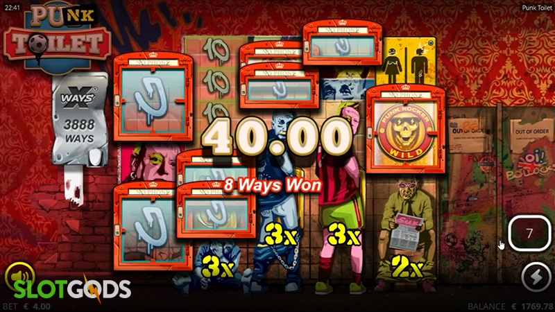 Punk Toilet Slot - Screenshot 2